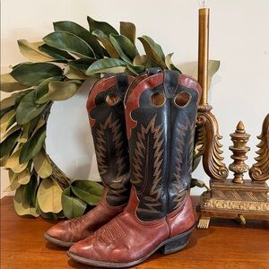 Brown and Black Western Boots men size 8.5